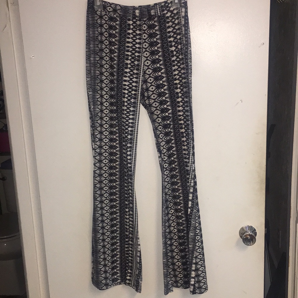 Soft Patterned Bell Bottomed Pants
